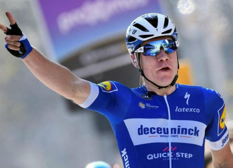 Fabio Jakobsen, ciclista del Deceunick-Quick Step. FOTO AFP