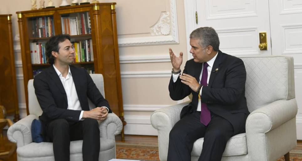 Así fue el primer encuentro de Quintero con el presidente Duque
