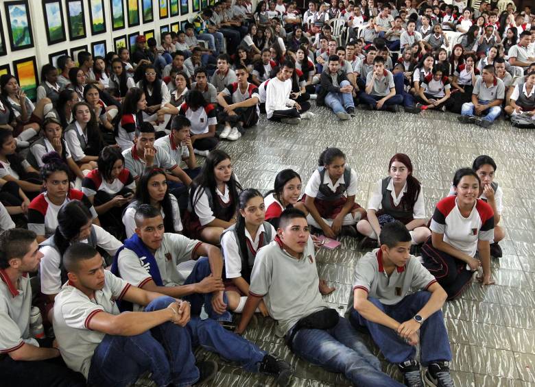 El almuerzo es fundamental en la jornada única escolar. Esta también se aprovecha para reuniones de la Asamblea Estudiantil. 
