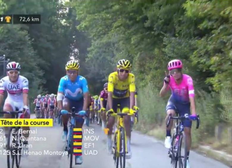 Foto: Pantallazo cuenta oficial de Twitter del Tour de Francia