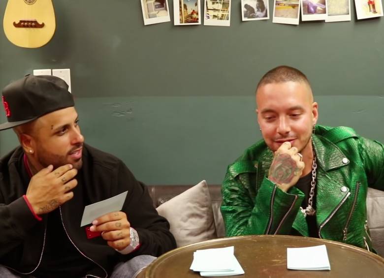 Balvin y Nicky cantaron juntos en The Tonight Show. FOTO: captura de pantalla 
