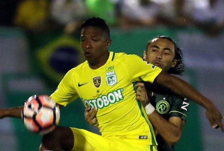 Imágenes del duelos de ida entre Nacional y Chapecoense. FOTO Reuters