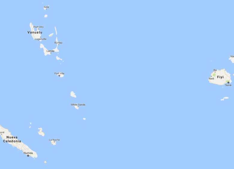 Las alerta de tsunami se emitió para estas tres islas. FOTO Google maps