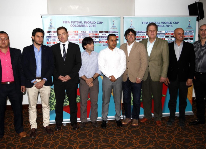 La dirigencia del deporte paisa y colombiano hace parte del Comité Organizador del Mundial de futsal. FOTO manuel saldarriaga