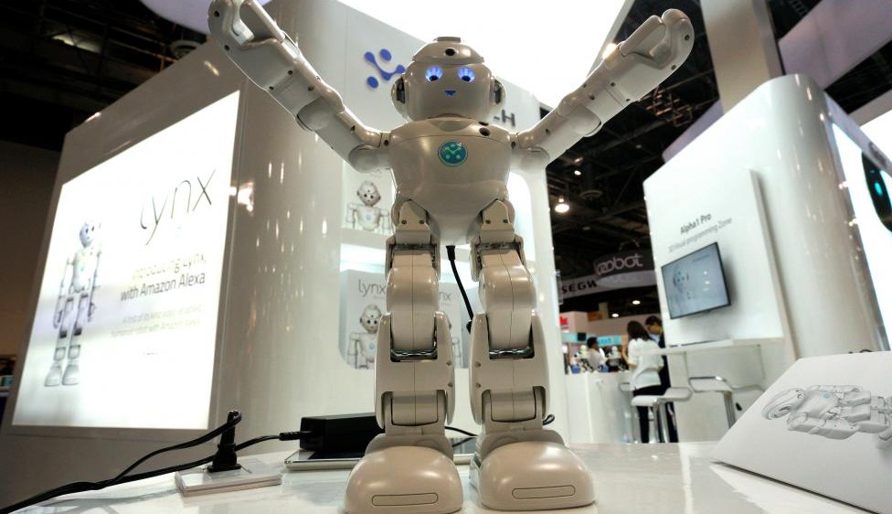 Un robot Lynx integrado con Alexa (asistente de Amazon). FOTO Reuters