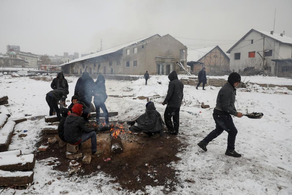 La situación es crítica especialmente en los campamentos de Grecia y en Bulgaria. FOTO Reuters