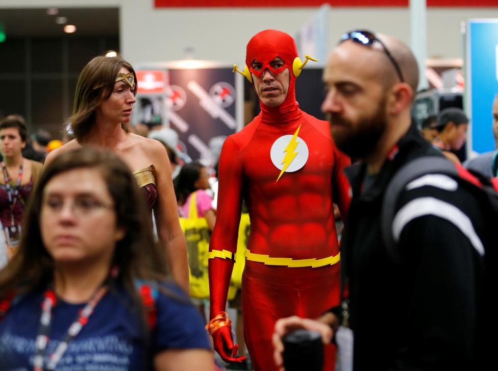 En la apretada agenda del evento sobresalen las presentaciones de Warner, junto a su socio DC Comics, y Marvel en el Salón H, una enorme sala de conferencias con capacidad para 6.500 personas. FOTO Reuters