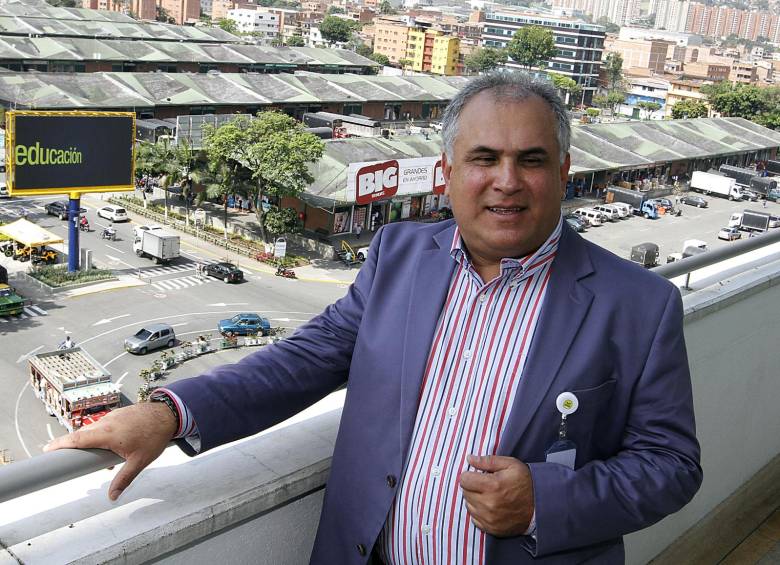 Armando Hernández Morales, gerente de la Central Mayorista de Antioquia. FOTO donaldo zuluaga