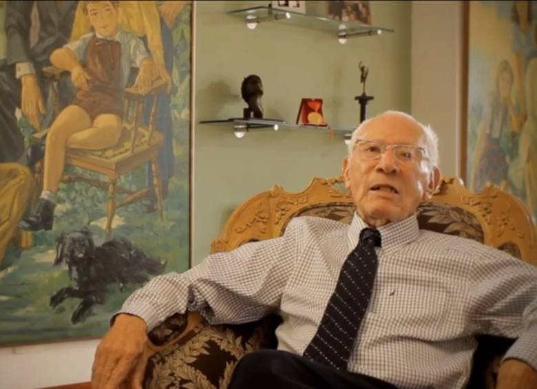 Este sábado murió el empresario antioqueño Víctor Orrego Osorno a los 96 años de edad. FOTO CORTESÍA