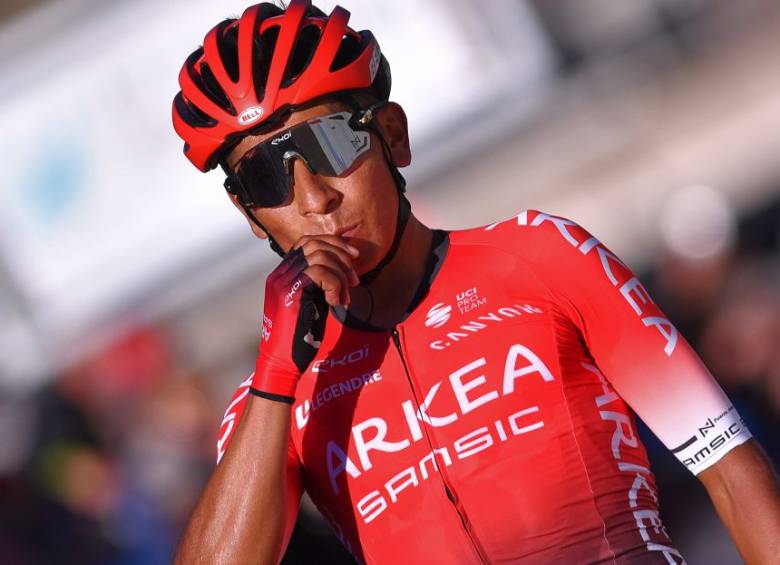 Nairo Quintana , corredor del Arkea. Foto Getty