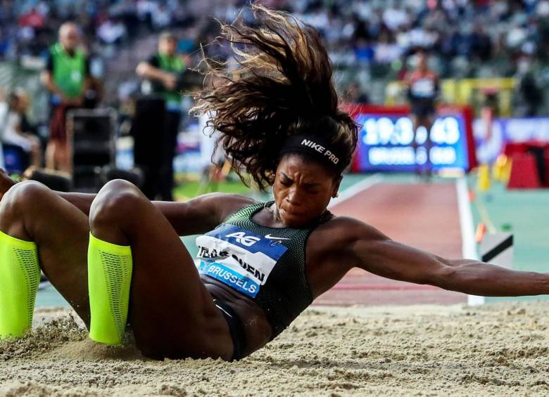 Caterine Ibargüen cumple una temporada de ensueño. FOTO EFE