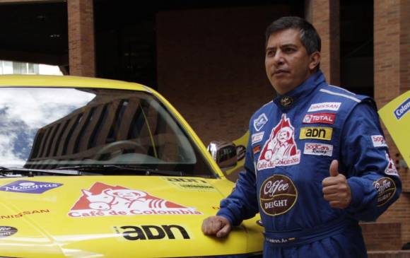 Juan Manuel Linares, el piloto criollo con más participaciones en el Dakar. FOTO CORTESÍA FEDEAUTOS Y FEDERACIÓN NACIONAL DE CAFETEROS