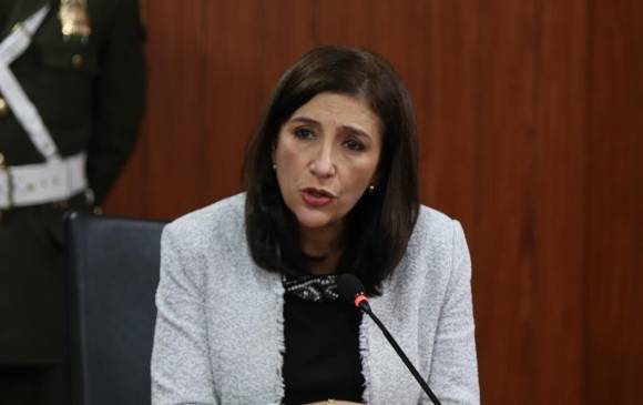 Gloria Estela Ortíz, presidenta de la Corte Constitucional. FOTO COLPRENSA