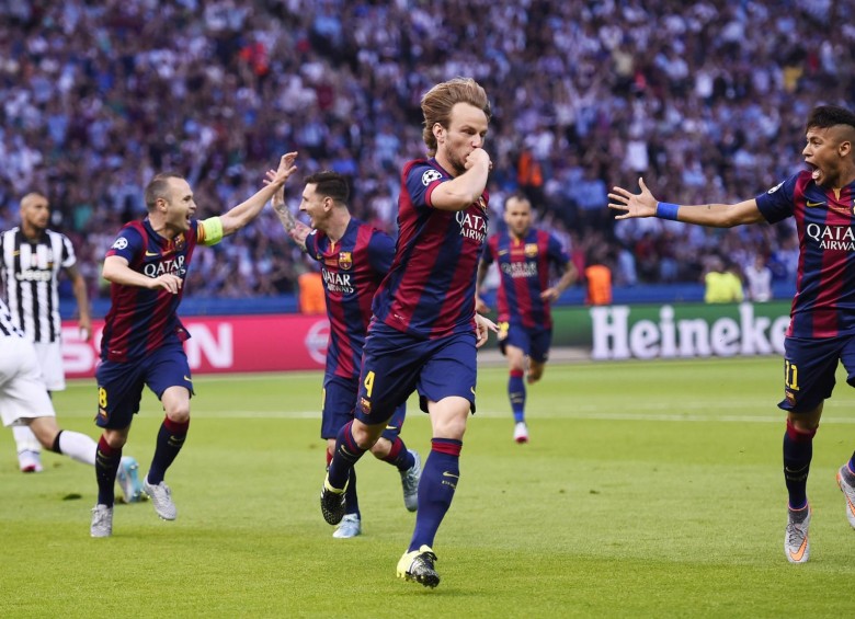 El croata Ivan Rakitic abrió el marcador al minuto 3. FOTO REUTERS