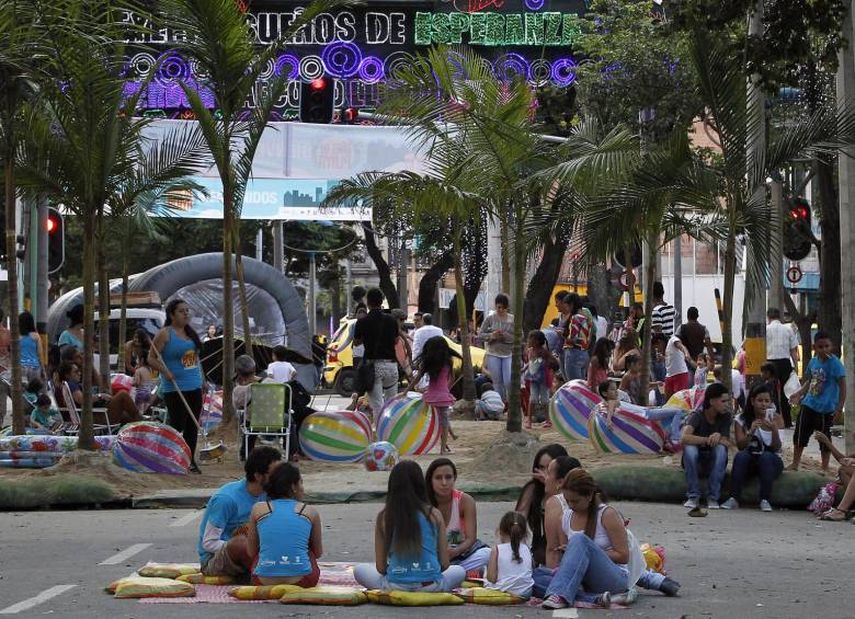 Arena y palmeras en los Días de Playa.