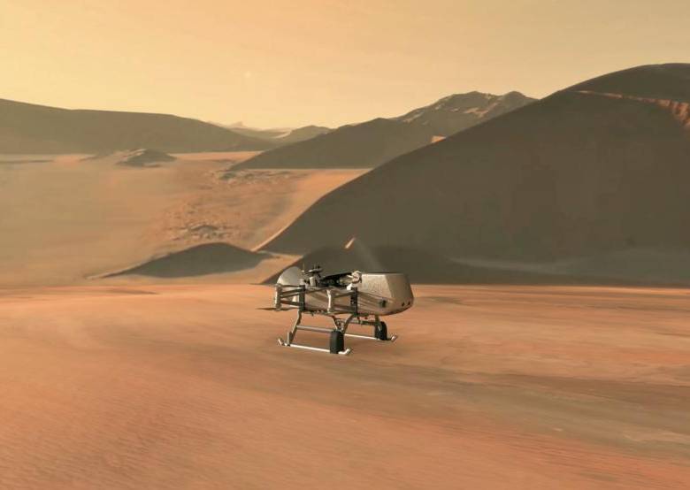 Nasa enviará helicóptero que sobrevolará una luna de Saturno 