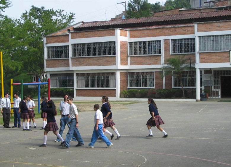Colegio Leonardo Da Vinci, en Envigado. FOTO archivo.