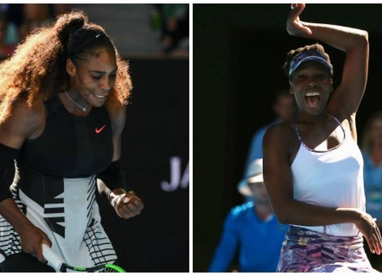 La final entre las hermanas Williams se disputará este sábado. FOTOS AFP Y Reuters