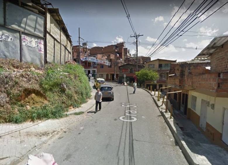 Este es el sector donde ocurrió el parricidio. FOTO GOOGLE STREET VIEW