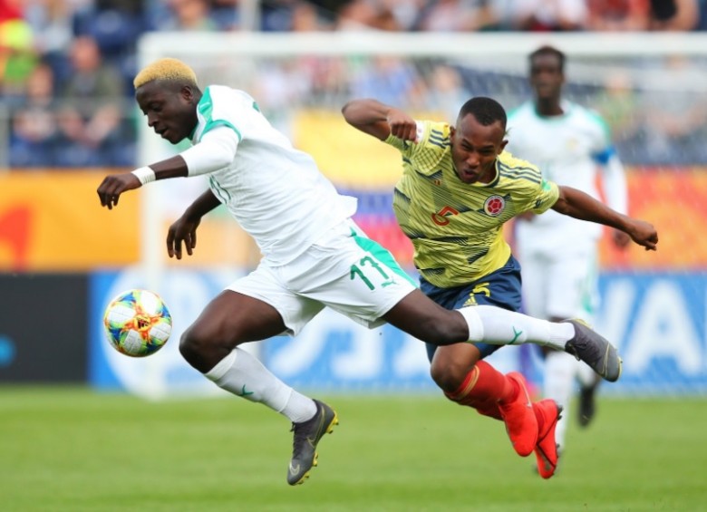 Los senegaleses superaron en fútbol y fortaleza física al conjunto colombiano, que no halló opciones. FOTO cortesía fcf