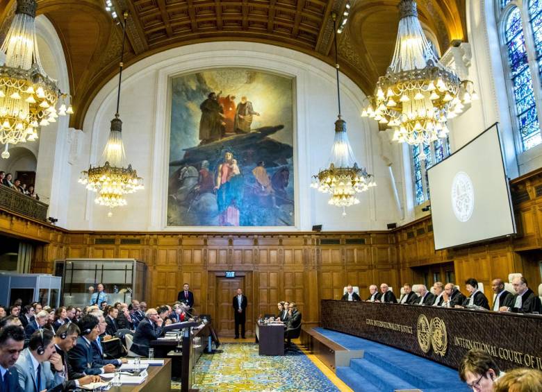 Corte Internacional de Justicia, en La Haya. FOTO: AFP