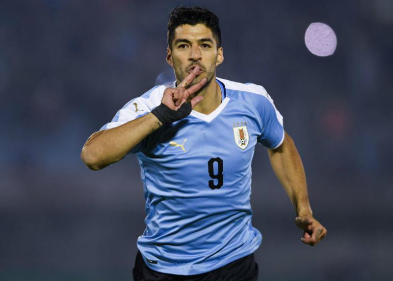 El uruguayo Luis Suárez uno de los que encabezará la lista de convocados frente a Colombia. FOTO EFE