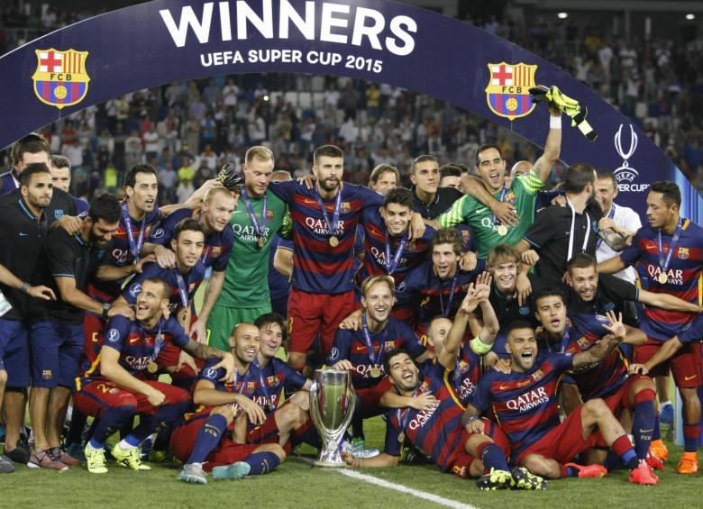 Los azulgranas desperdiciaron una ventaja de tres goles y por momentos se vieron contra las cuerdas. FOTO AP