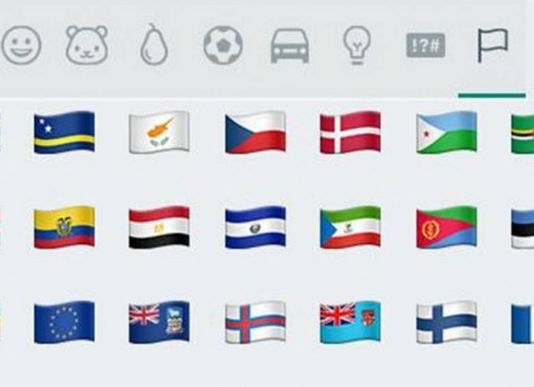 Para visualizar este y los demás iconos de la actualización es necesario que tanto el emisor como el receptor tengan la última versión de la aplicación. FOTO: CORTESÍA.