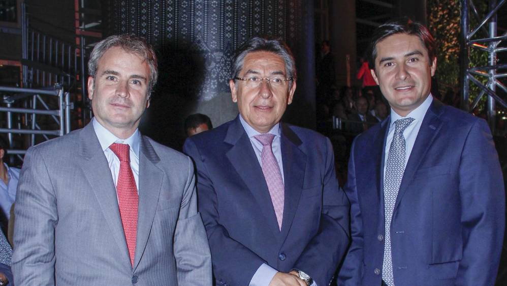 Pablo Robledo, Néstor Humberto Martínez y Camilo Martínez. Foto Cámara Lúcida.