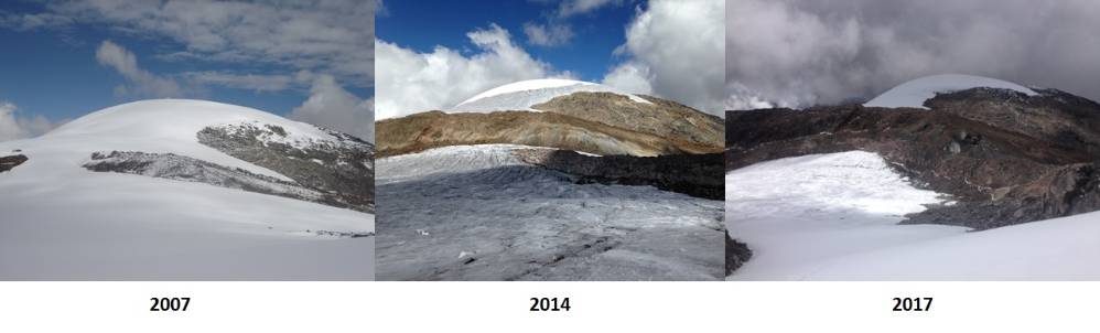 La inminente desaparición de los seis nevados del país