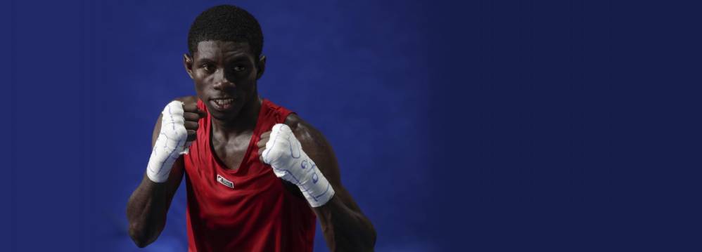A sus 24 años, el boxeador antioqueño espera vencer al favorito para ir en busca del oro olímpico. FOTO colprensa 