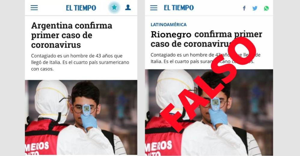 Pilas con las cadenas falsas sobre el coronavirus en Antioquia