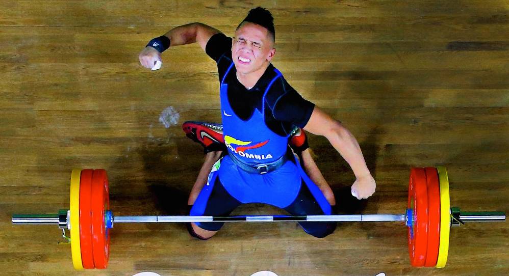 Luis Javier Mosquera, vallecaucano, 69 kilogramos. Foto Agencias