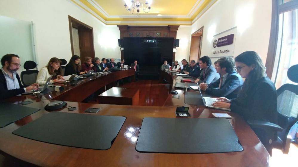 Participaron Álvaro Uribe, Óscar I. Zuluaga, Iván Duque, Marta L. Ramírez, Alejandro Ordóñez, Camilo Gómez, Humberto de la Calle, Sergio Jaramillo y los ministros Villegas y Pardo. FOTO Cortesía 