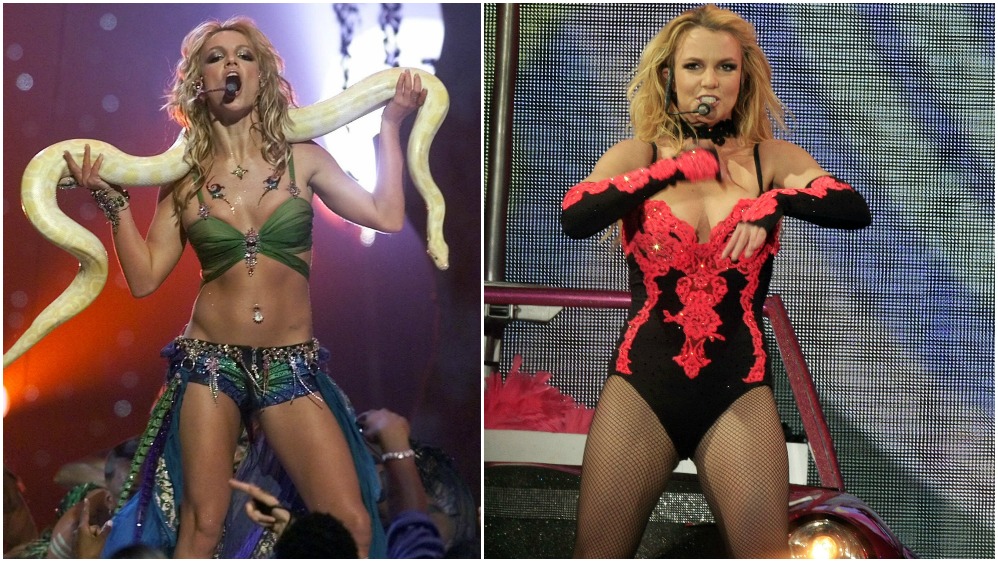 El cambio de Britney Spears fue notorio luego de dar a luz, para la artista no ha sido fácil recuperar su figura. FOTOS Archivo