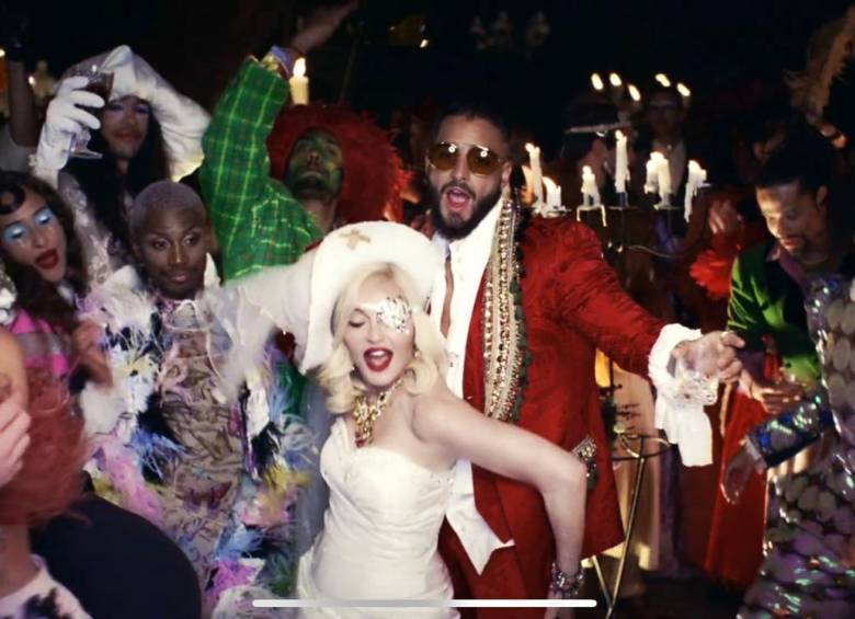 Así se ven Madonna y Maluma en Medellín: 