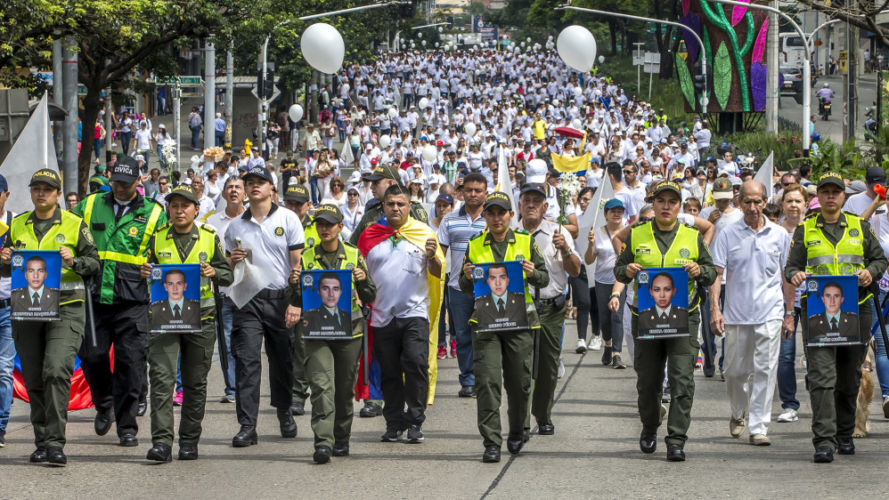 La marcha salió desde el Parque de los Deseos y terminó en el parque de Las Luces. Foto Juan Antonio Sánchez