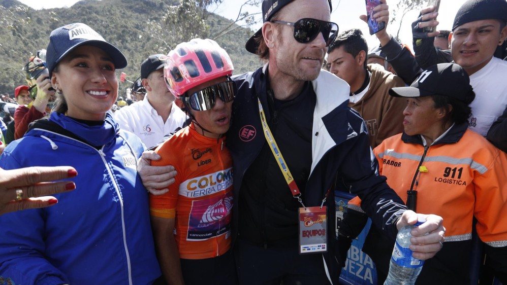 El antioqueño Sergio Higuita ganó su primer Tour Colombia. FOTO MANUEL SALDARRIAGA