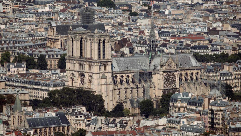 La catedral de Notre Dame, con alrededor de 13 millones de visitantes al año, es el monumento histórico más frecuentado de Europa. FOTO AFP