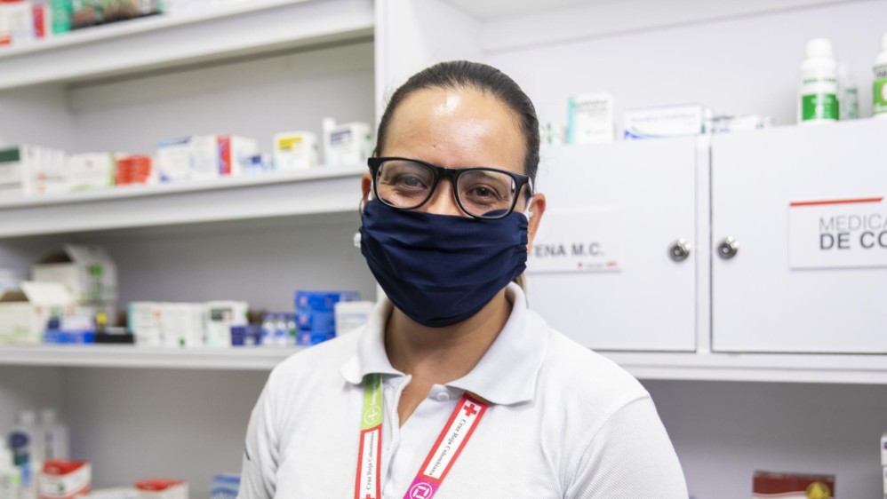 Jeny Beatríz Quiroz González, auxiliar de farmacia. FOTO: Carlos Velásquez