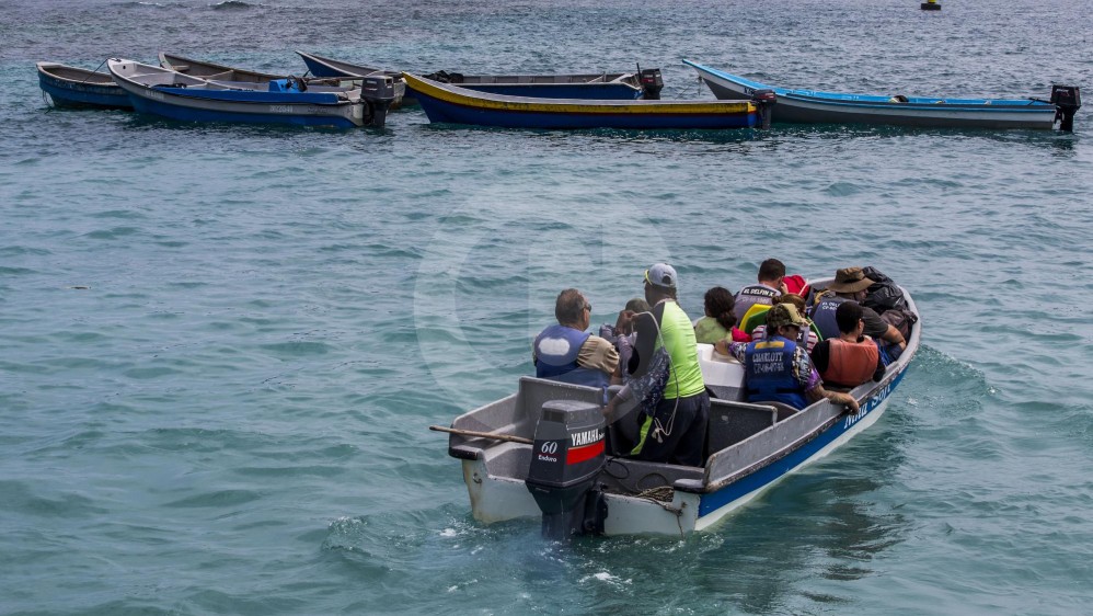 En el Golfo de Urabá, la ruta marítima de los migrantes se confunde con el alto flujo de turistas. FOTO: Julio César Herrera.