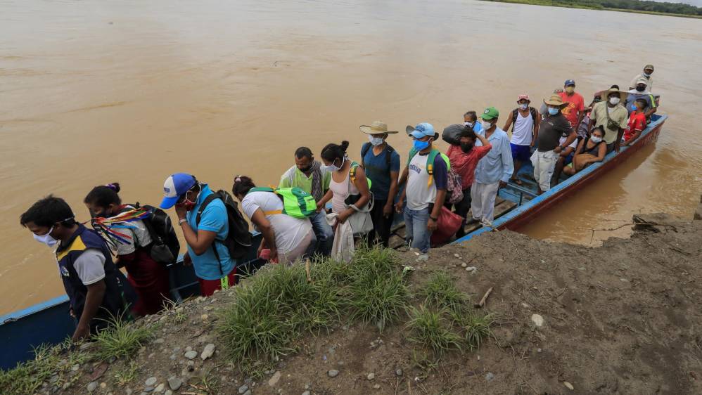 En un caserío conocido como La Isla de la Amargura de Cáceres, Antioquia, el clan del golfo amenazó a sus pobladores, todos ellos campesinos, el pasado 2 de septiembre lo que causó una salida masiva por temor a represalias de este grupo armado ilegal. Hoy este lugar está vacío. Foto: Jaime Pérez, enviado especial.