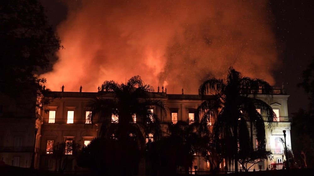 Vinculada a la Universidad Federal de Rio de Janeiro (UFRJ), la institución había sufrido recortes en la financiación, que le obligó a cerrar al público varios de sus espacios. FOTO AFP