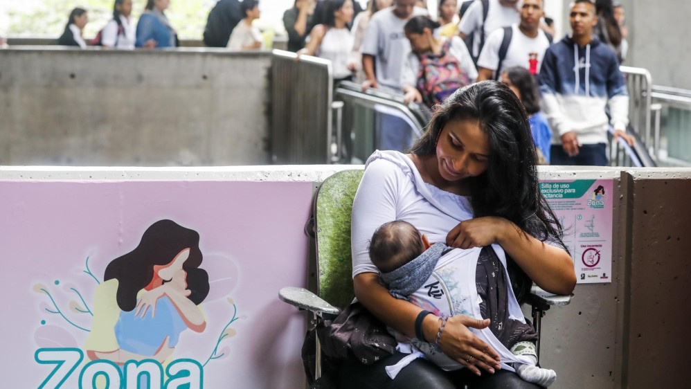 Con estos espacios el Metro quiere promover y apoyar la lactancia materna. Foto: Jaime Pérez.