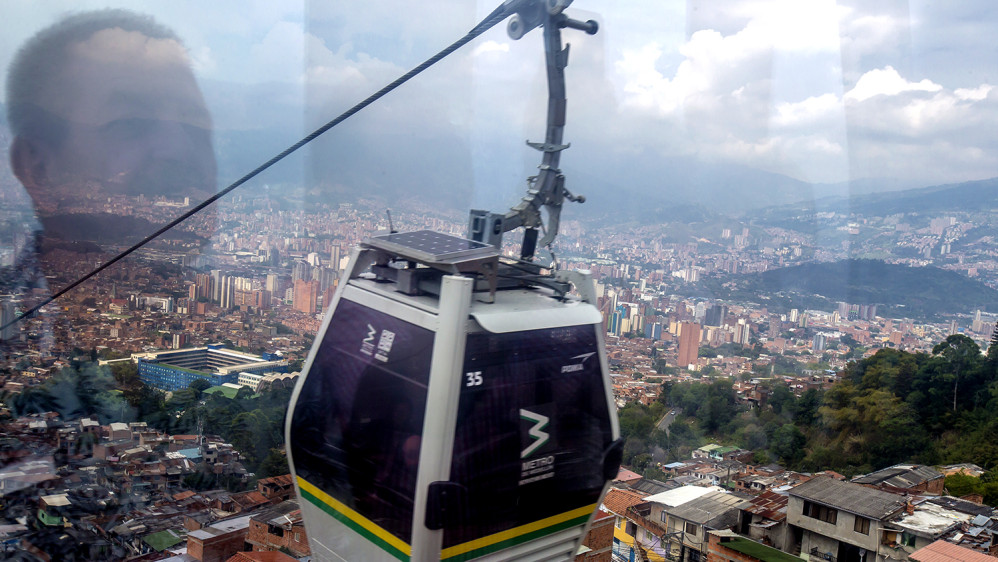 Este cable beneficiará a cerca de 350.000 mil habitantes de los barrios de las laderas del centroriente de la ciudad. Foto Juan Antonio Sánchez. Foto Juan Antonio Sánchez