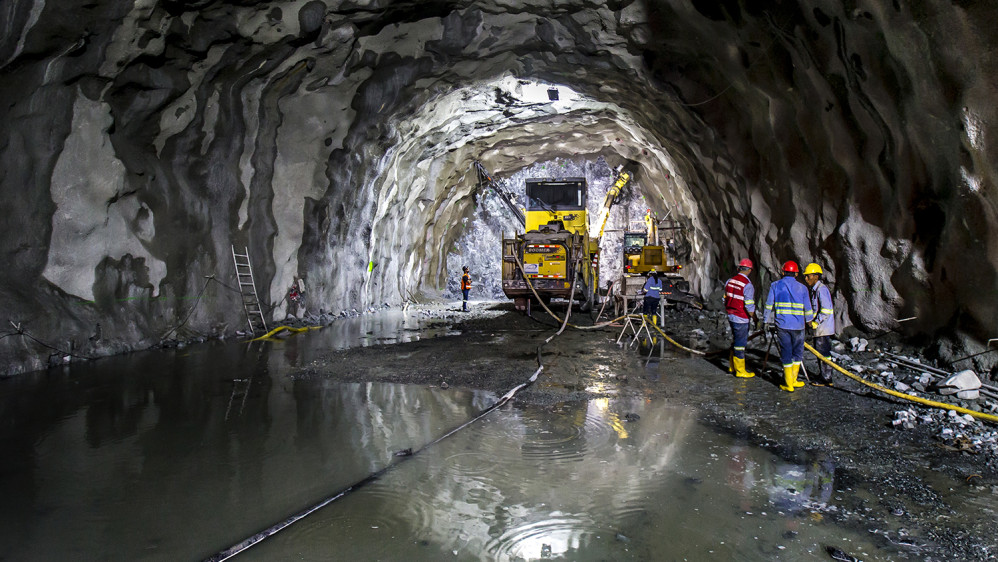 La construcción del túnel hace parte del proyecto de la Autopista Mar 1, una de las autopistas de la Prosperidad. Foto Juan Antonio Sánchez Ocampo