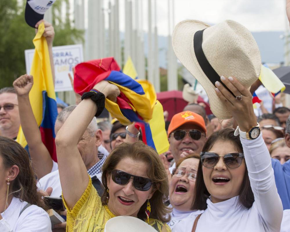 Las marchas convocaron en varias ciudades del país, así como para sus seguidores radicados en el exterior. FOTO EDWIN BUSTAMANTE